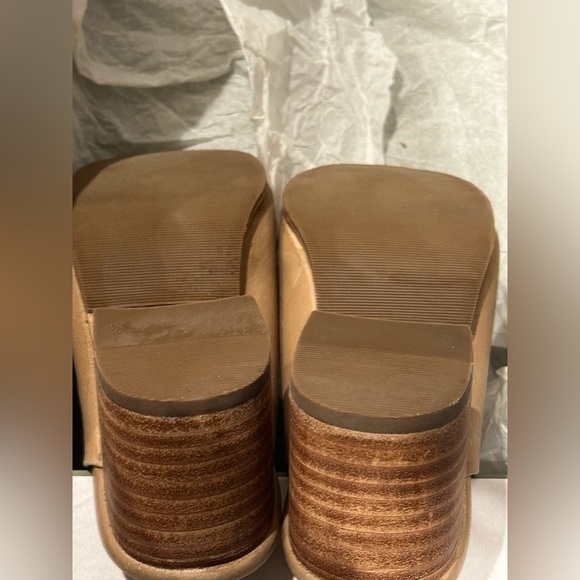 NEW Nisolo Almond Toe Waterproof Heeled Mules Modern Workwear Minimal Womens 8.5 - Picture 15 of 16